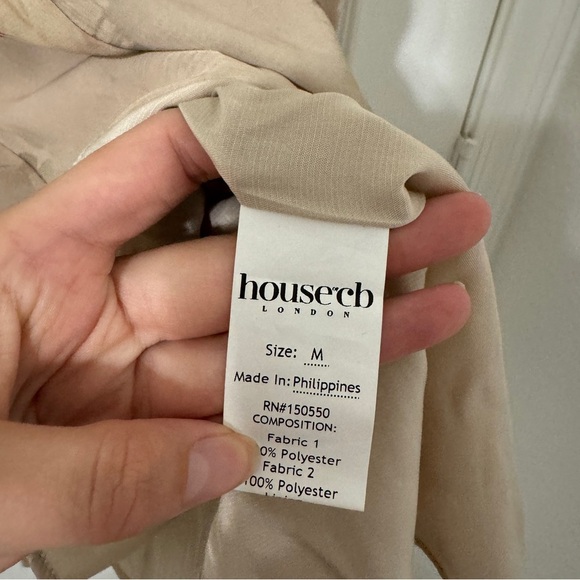 House of CB Floral Mini Dress - Cream and Pink - Picture 8 of 8